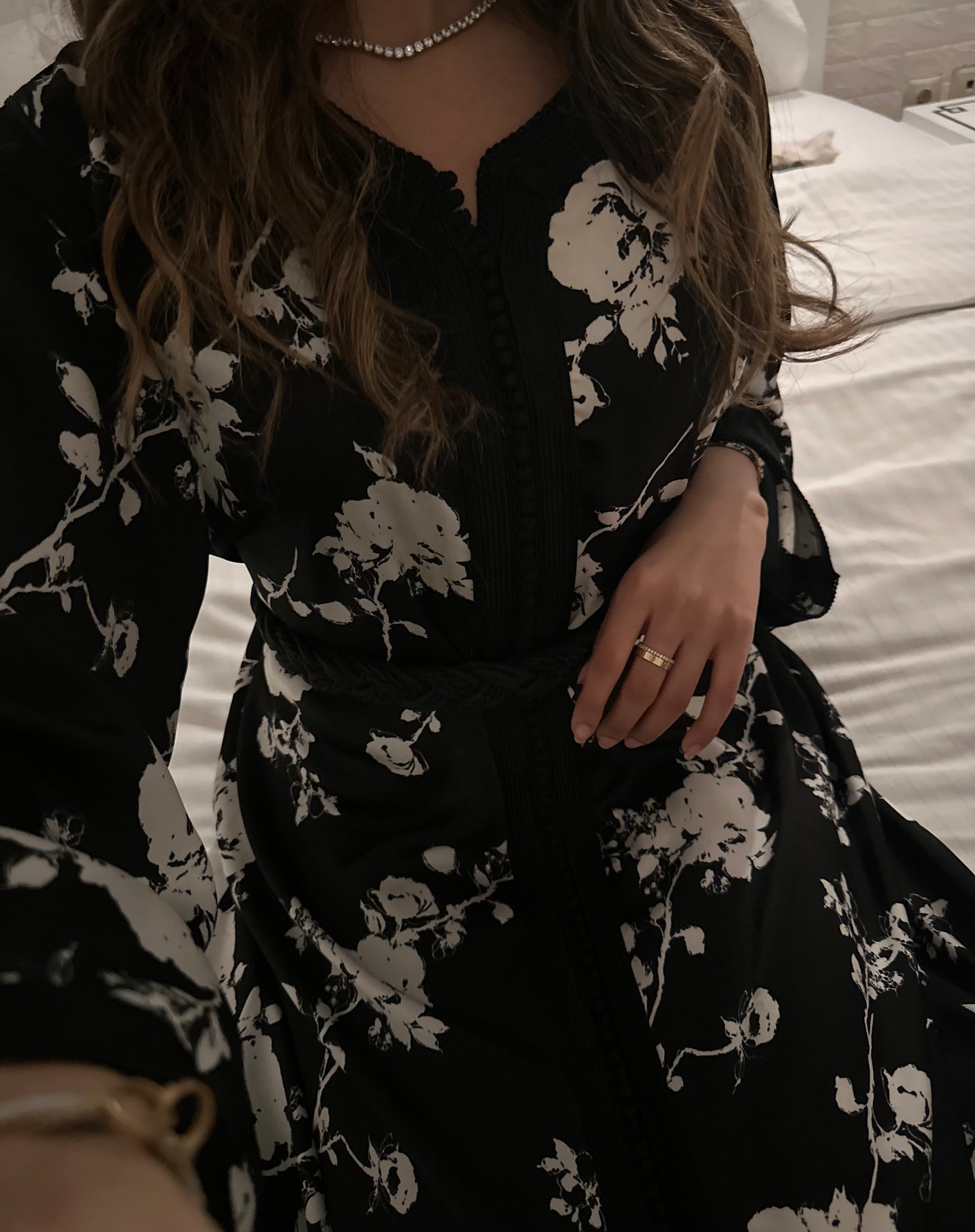 Floral caftan
