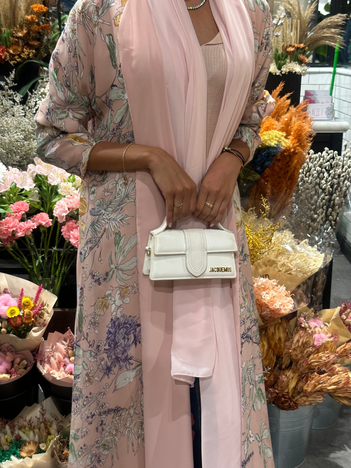 Blooming bouquet abaya (pre order)
