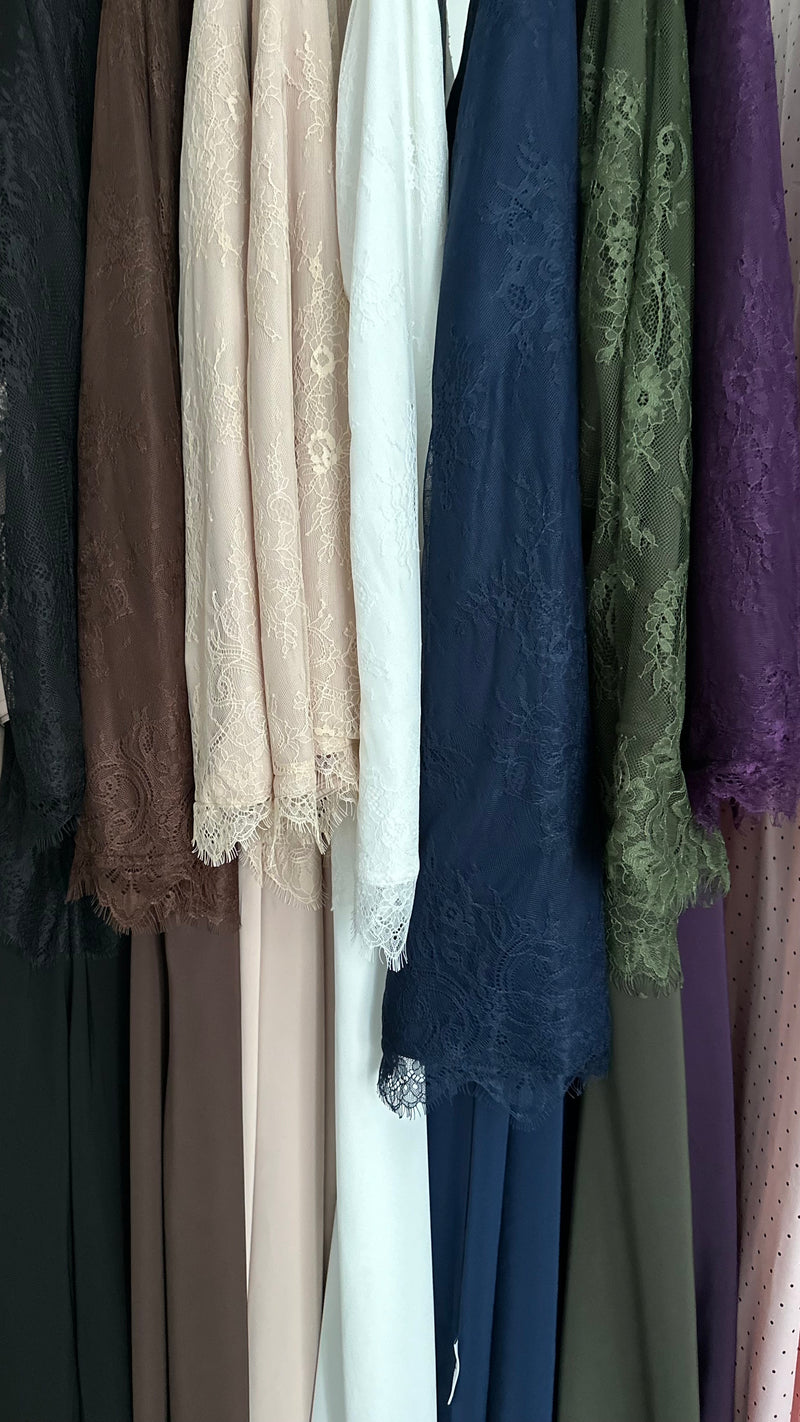Lace abayas